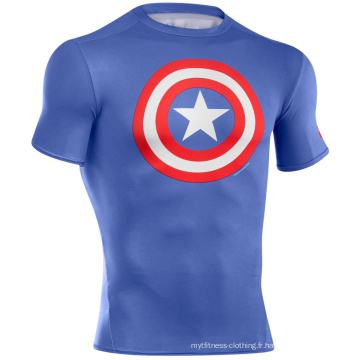 Chemise de compression personnalisée professionnelle MMA Rash Guard